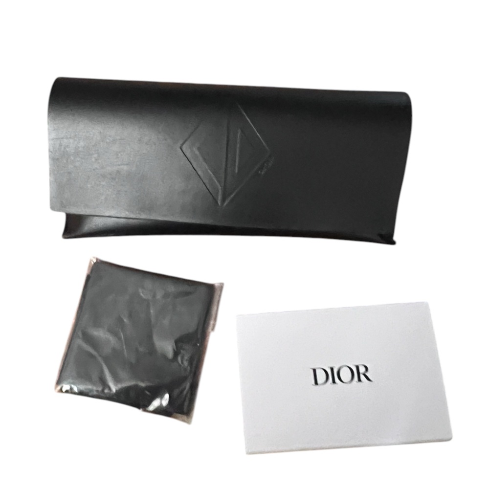Dior Black leather Sunglasses Case